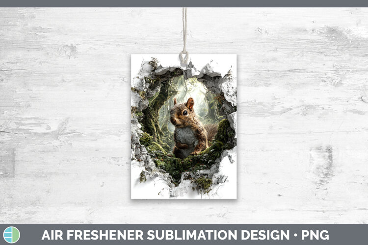 GorgeousWoodland 3D Hole Air Freshener design.