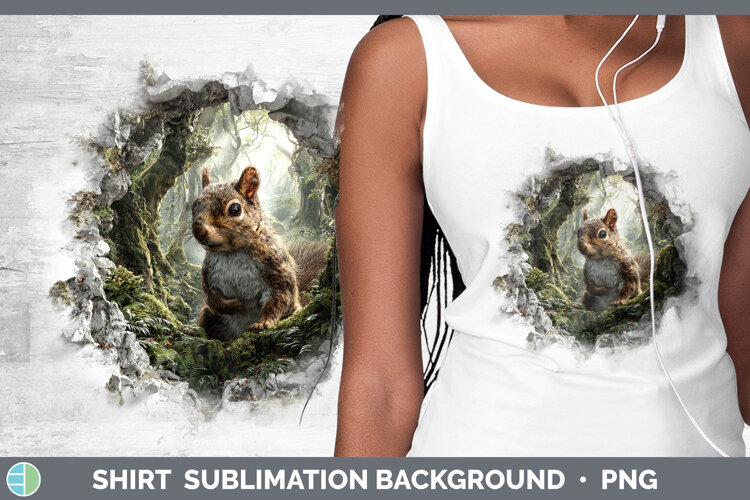 GorgeousWoodland 3D Hole Shirt design.