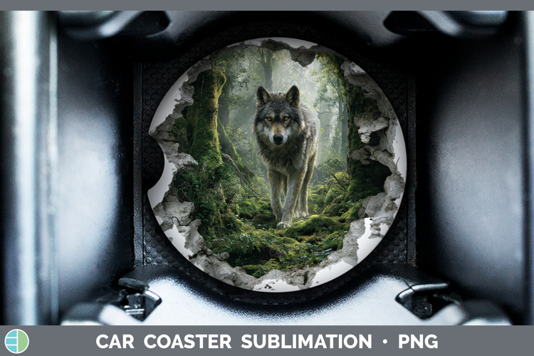 Car Coaster Sublimation Designs Image 3