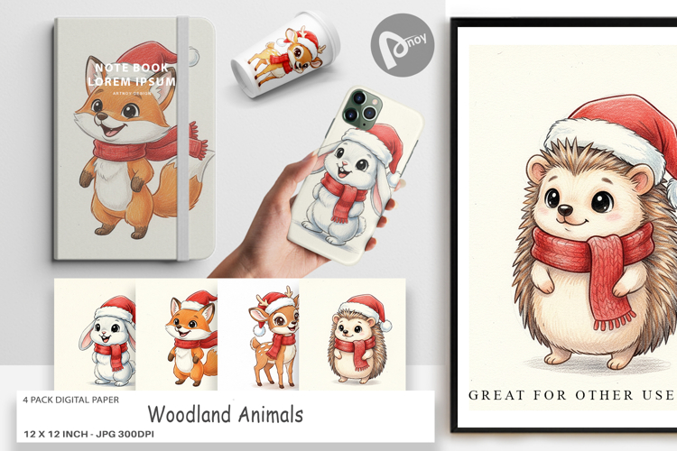 Christmas Paper Crafts Printable Image 13