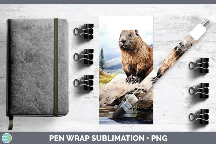 GorgeousWoodland Animals Pen Wrap design.