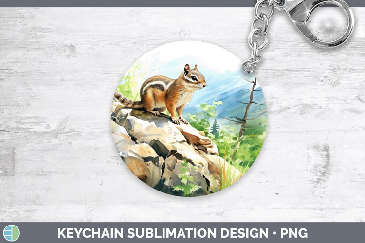 GorgeousWoodland Animals Keychain design.