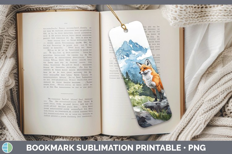 GorgeousWoodland Animals Bookmark design.