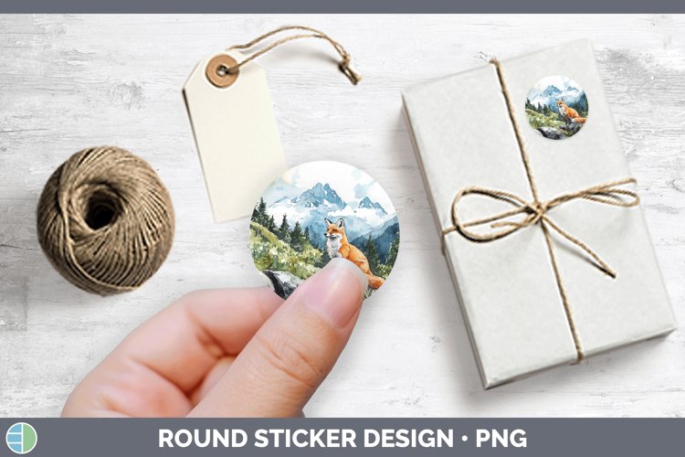 GorgeousWoodland Animals Stickers design.