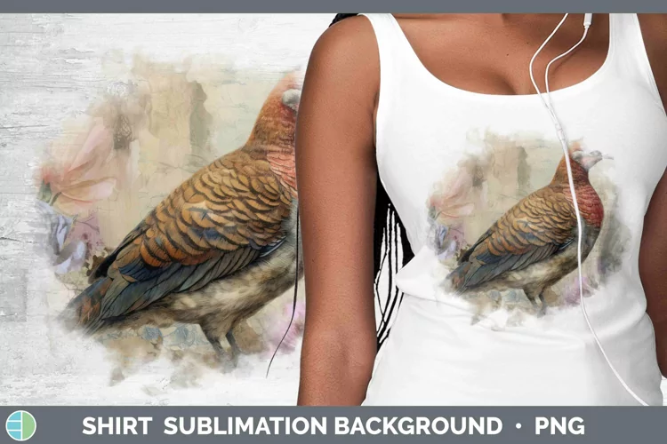 Woodland Animals Grouse Shirt Sublimation Sublimation Backgr