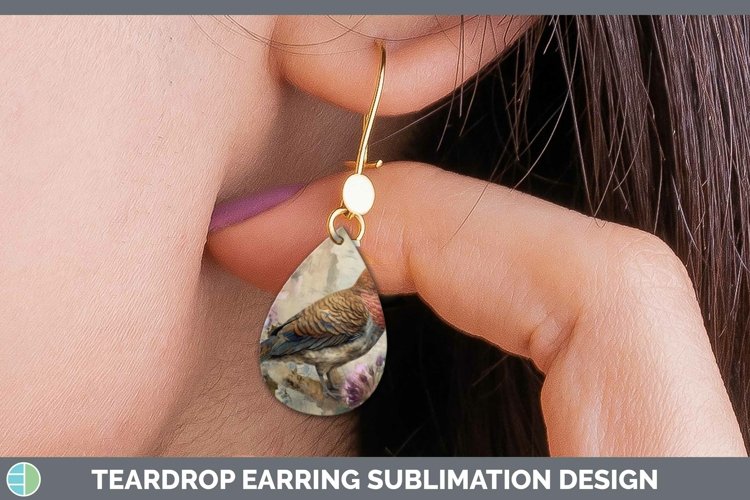 GorgeousWoodland Animals Teardrop Earrings design.
