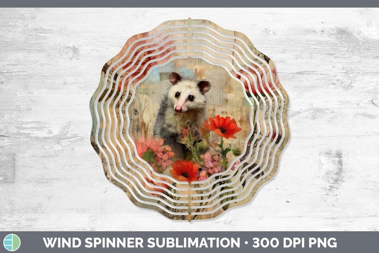 GorgeousWoodland Animals Wind Spinner design.