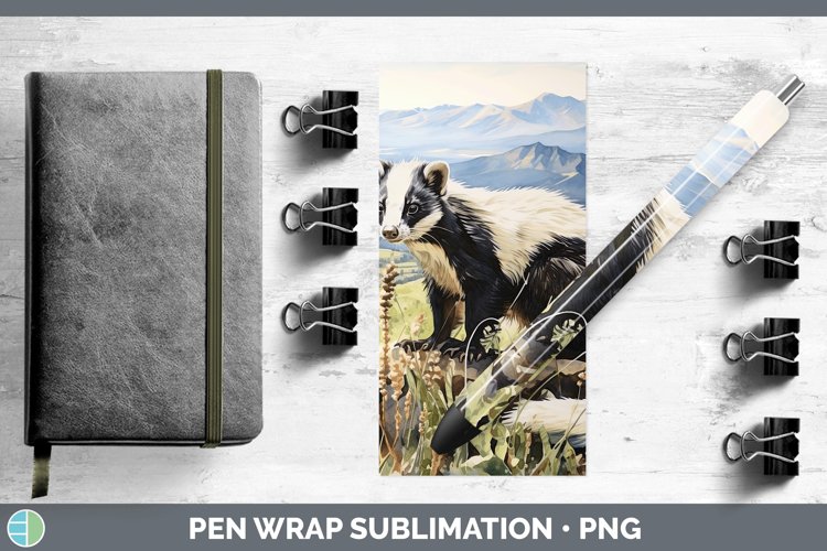 GorgeousWoodland Animals Pen Wrap design.