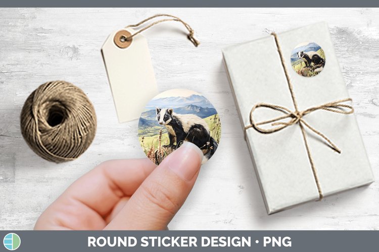 GorgeousWoodland Animals Stickers design.
