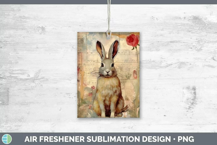Woodland Animals Snowshoe Hare Air Freshener Sublimation Car