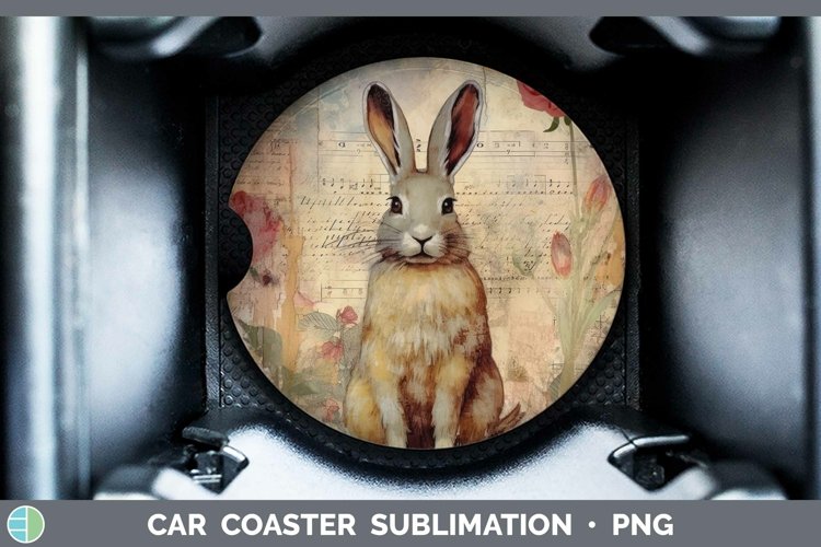 GorgeousWoodland Animals Car Coaster design.
