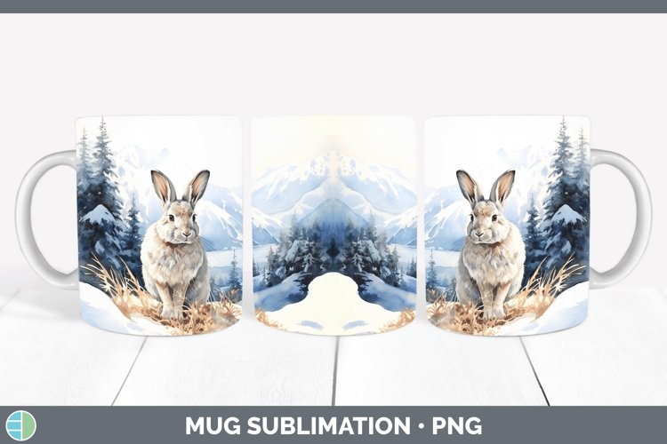 GorgeousWoodland Animals Mug Wrap design.