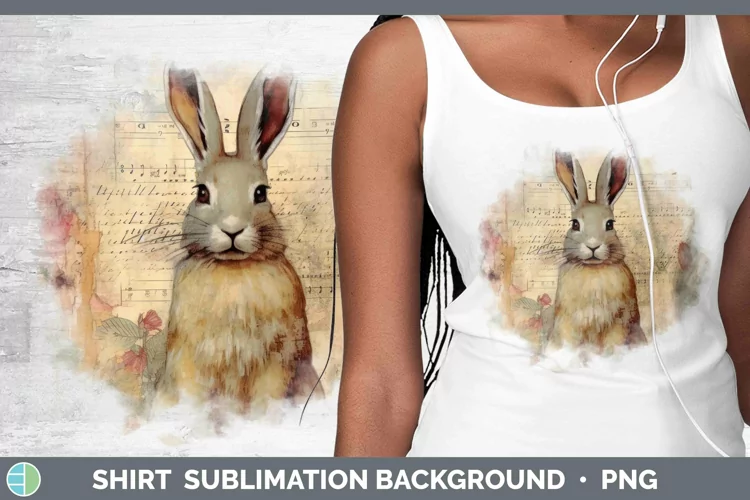 Woodland Animals Snowshoe Hare Shirt Sublimation Sublimation