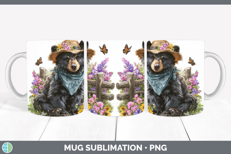 GorgeousWoodland Bandana Summer Mug Wrap design.