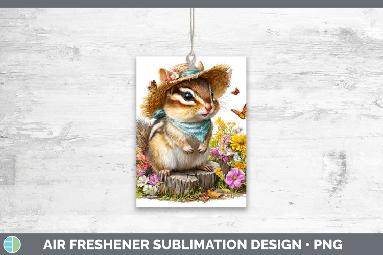 Chipmunk Air Freshener Woodland Bandana Summer Sublimation C