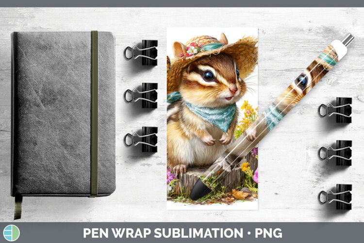 GorgeousWoodland Bandana Summer Pen Wrap design.