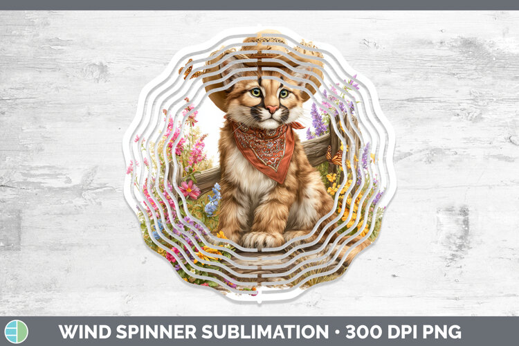 GorgeousWoodland Bandana Summer Wind Spinner design.