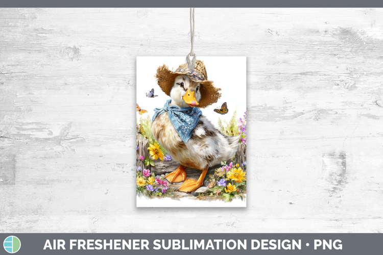 Duck Air Freshener Woodland Bandana Summer Sublimation Car F
