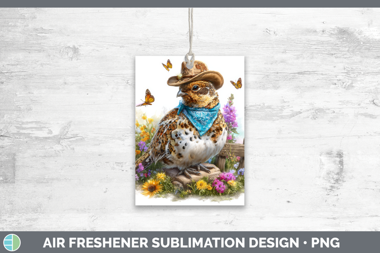 Grouse Air Freshener Woodland Bandana Summer Sublimation Car