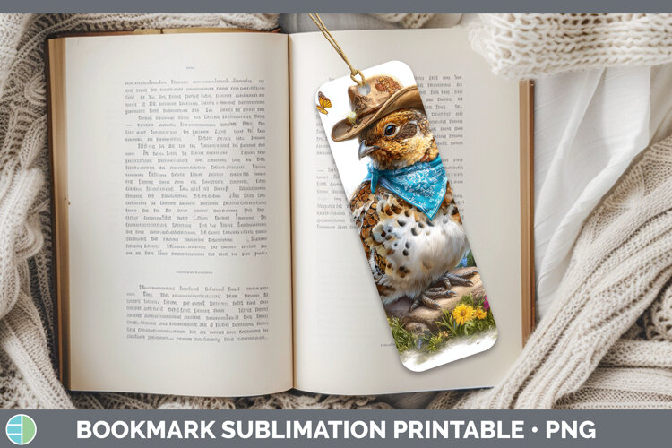GorgeousWoodland Bandana Summer Bookmark design.