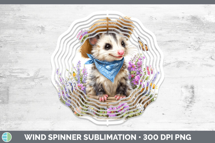 GorgeousWoodland Bandana Summer Wind Spinner design.