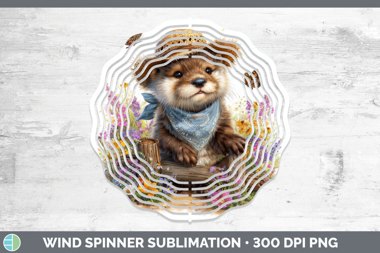 GorgeousWoodland Bandana Summer Wind Spinner design.