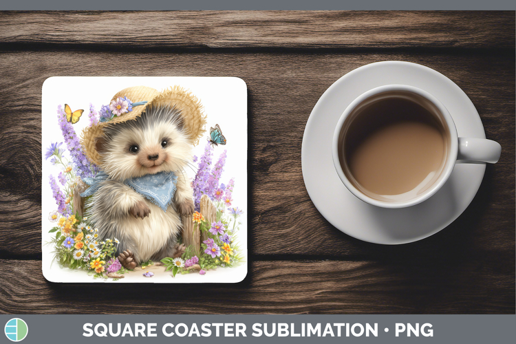 Porcupine Square Coaster Woodland Bandana Summer Sublimation