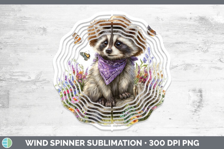GorgeousWoodland Bandana Summer Wind Spinner design.