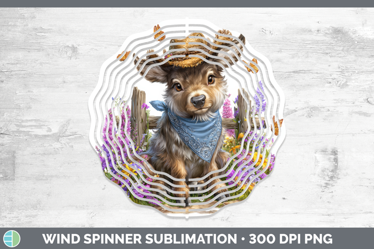 Reindeer Wind Spinner Woodland Bandana Summer Sublimation Sp