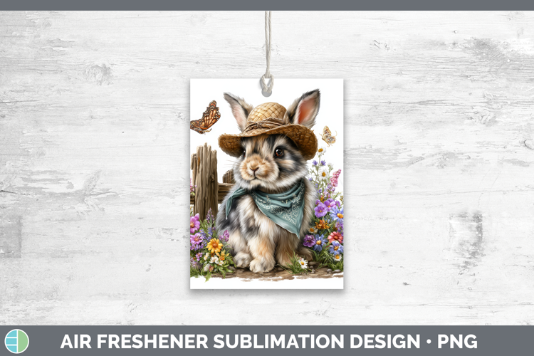 Snowshoe Hare Air Freshener Woodland Bandana Summer Sublimat