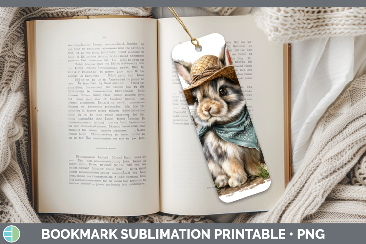 Snowshoe Hare Bookmark Woodland Bandana Summer Sublimation P