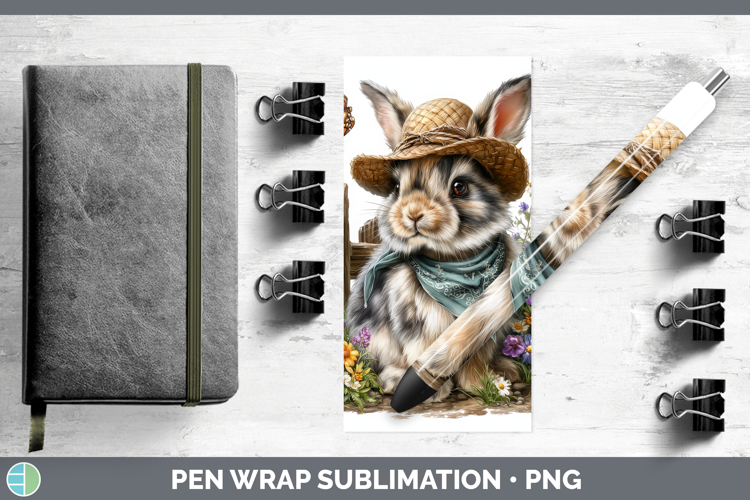 Snowshoe Hare Pen Wrap Woodland Bandana Summer Sublimation P
