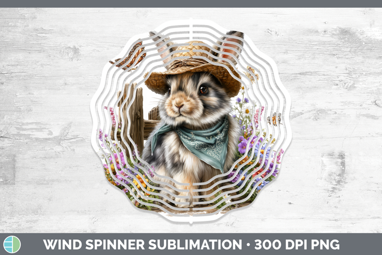 Snowshoe Hare Wind Spinner Woodland Bandana Summer Sublimati