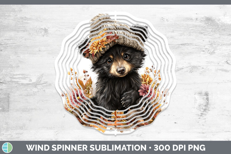 GorgeousWoodland Boho Autumn Wind Spinner design.