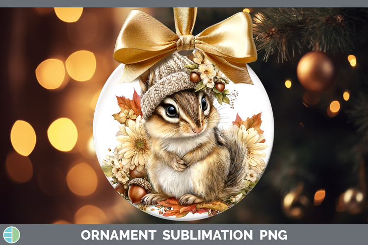 GorgeousWoodland Boho Autumn Ornament design.
