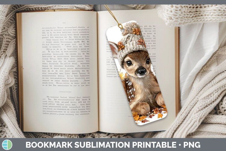 GorgeousWoodland Boho Autumn Bookmark design.