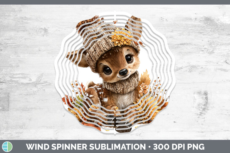 GorgeousWoodland Boho Autumn Wind Spinner design.