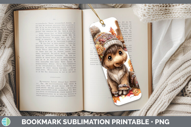 GorgeousWoodland Boho Autumn Bookmark design.
