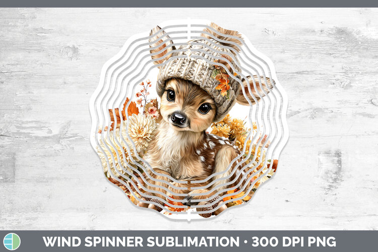 GorgeousWoodland Boho Autumn Wind Spinner design.