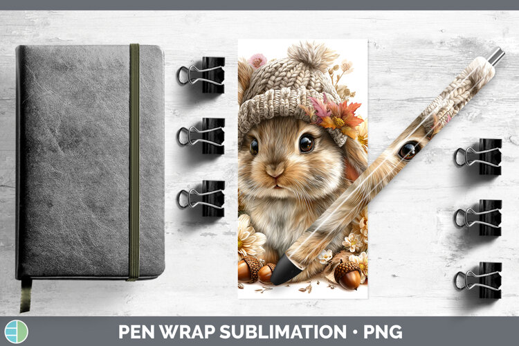 GorgeousWoodland Boho Autumn Pen Wrap design.