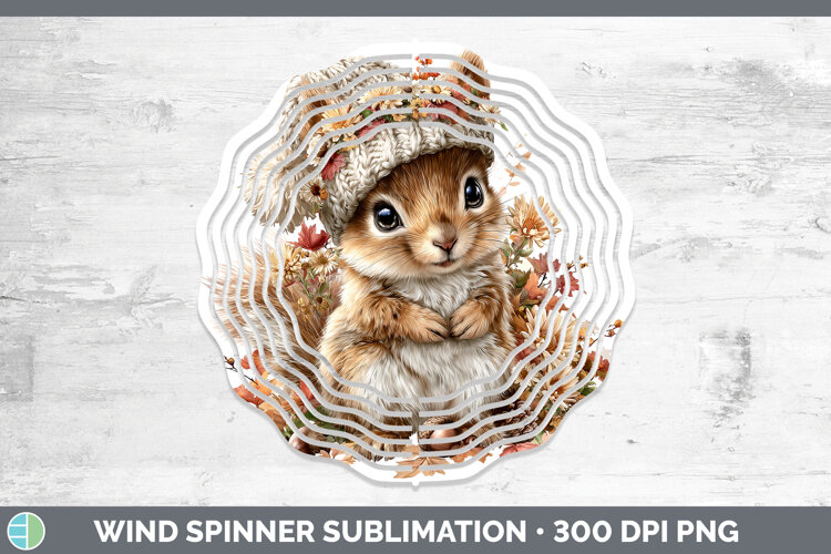 GorgeousWoodland Boho Autumn Wind Spinner design.