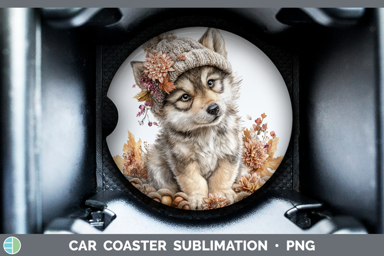 Car Coaster Sublimation Designs
