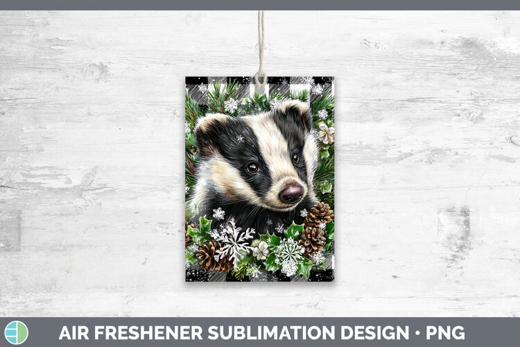GorgeousWoodland Checker Christmas Air Freshener design.