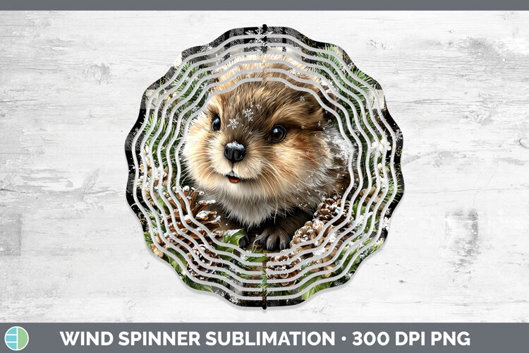 GorgeousWoodland Checker Christmas Wind Spinner design.