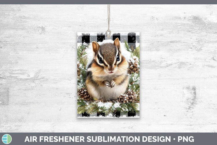 GorgeousWoodland Checker Christmas Air Freshener design.