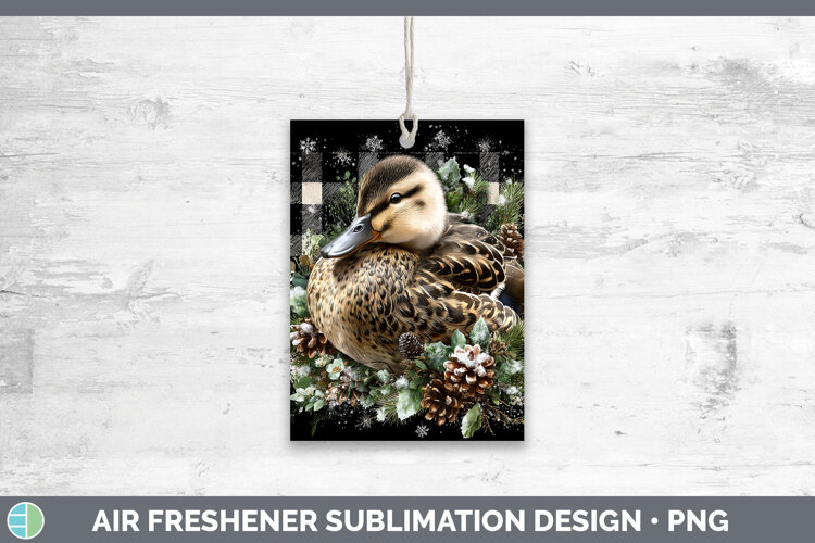 GorgeousWoodland Checker Christmas Air Freshener design.