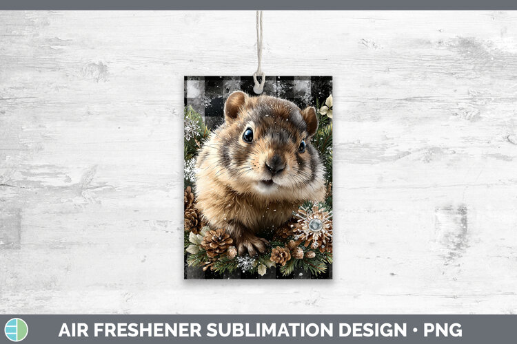 GorgeousWoodland Checker Christmas Air Freshener design.