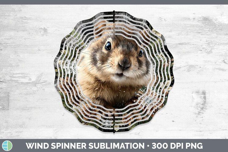 GorgeousWoodland Checker Christmas Wind Spinner design.