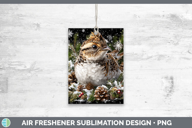 GorgeousWoodland Checker Christmas Air Freshener design.