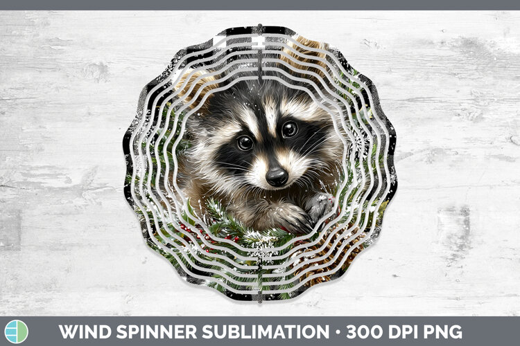 GorgeousWoodland Checker Christmas Wind Spinner design.